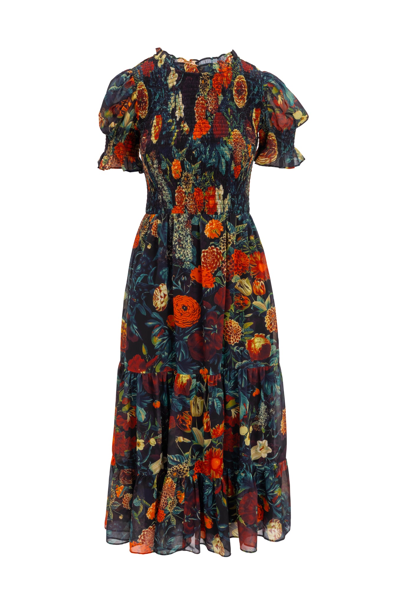 Cordelia Dress in Moody Floral - Image 6