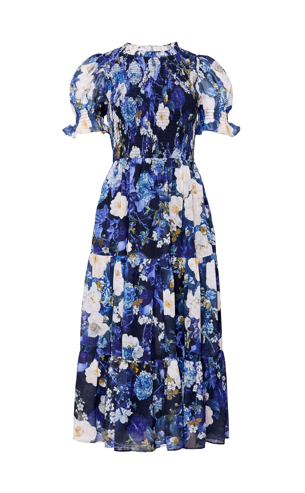Cordelia Dress in Winter Rose Garden - Image 8