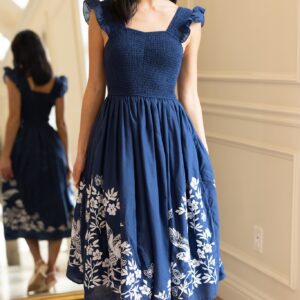 Finch Dress in Blue