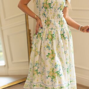 Jennifer Dress in Garden Tea Party Floral